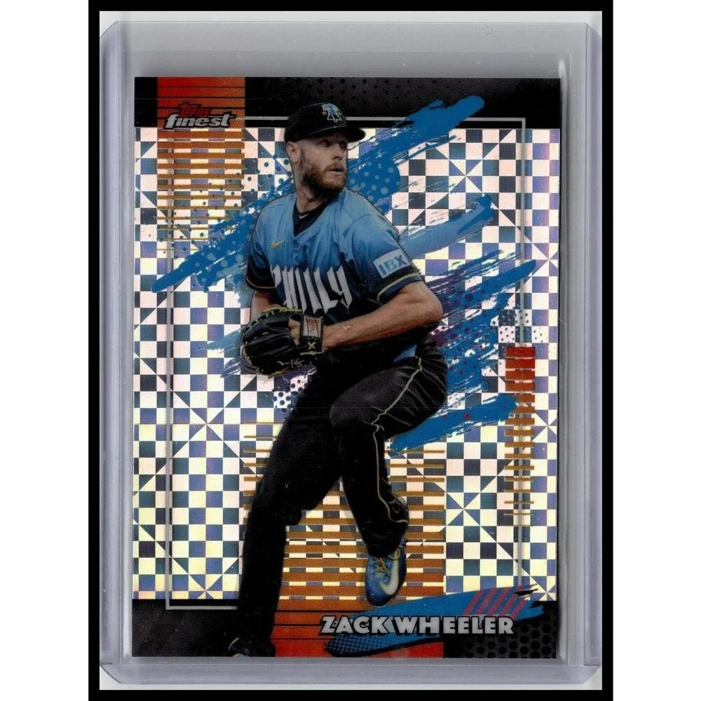 2026 Topps Finest Zack Wheeler 160 Geometric Refractors Phillies Uncommon